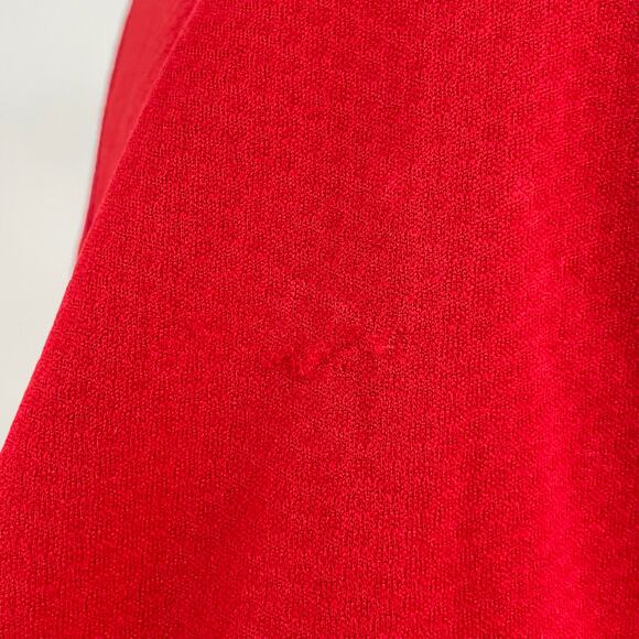 Sugoi Red Cycling Top Flowers Long Sleeve Mock Neck Pullover Athletic Tee Size M - Picture 9 of 10